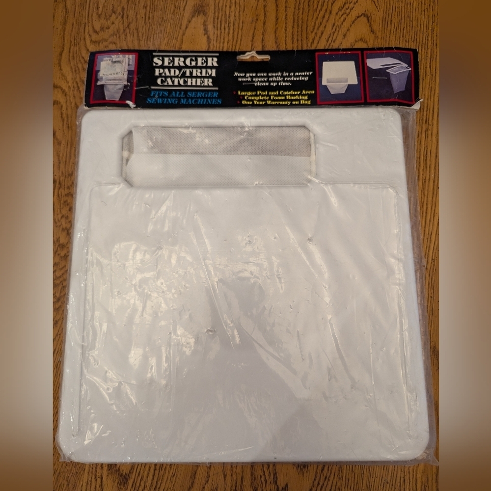 Serger Pad and Trim Catcher new in package, sewing Quilting supplies